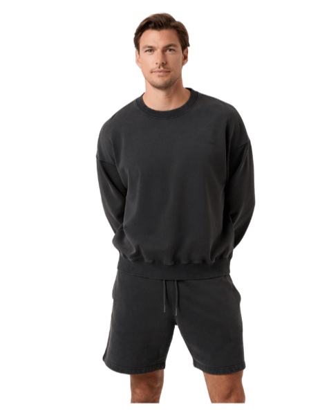 Björn Borg Oversized Washed Sweatshirt Black