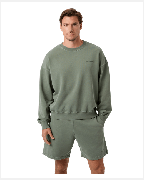 Björn Borg Oversized Washed Sweatshirt Green