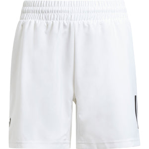 Adidas Boys Club 3-Stripe Shorts White