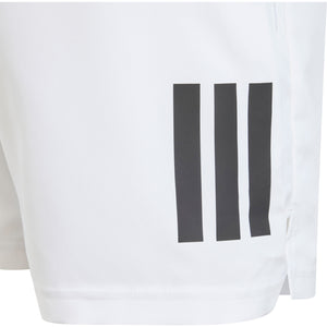 Adidas Boys Club 3-Stripe Shorts White