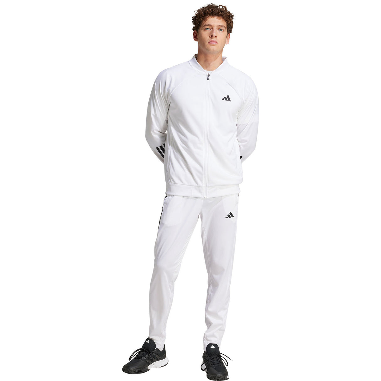 Adidas Pants 3-Stripes Knitted White