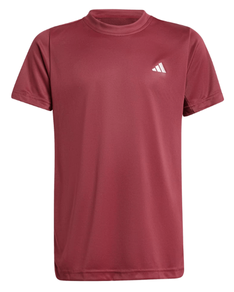 Adidas Boys Club T-Shirt Burgundy