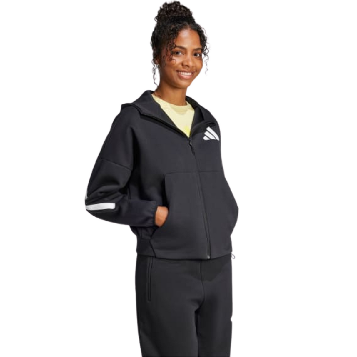 Adidas Zip Hoodie ZNE FZ W Black 