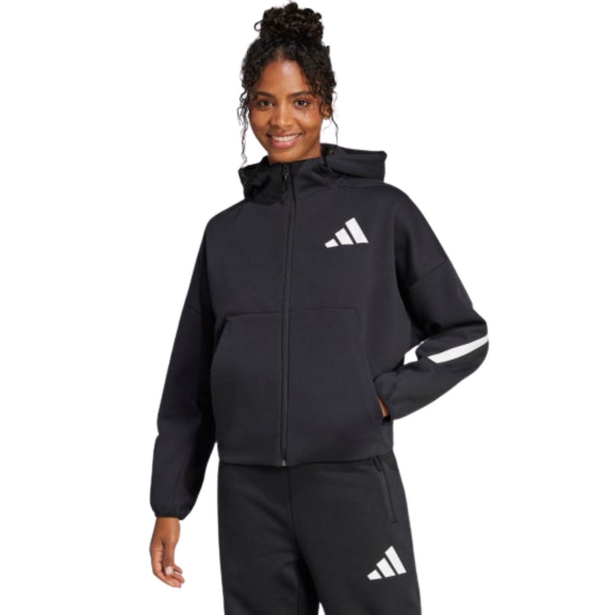 Adidas Zip Hoodie ZNE FZ W Black 