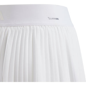 Adidas Girls Club Pleated Skirt White