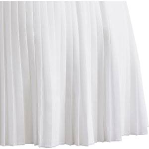 Adidas Girls Club Pleated Skirt White