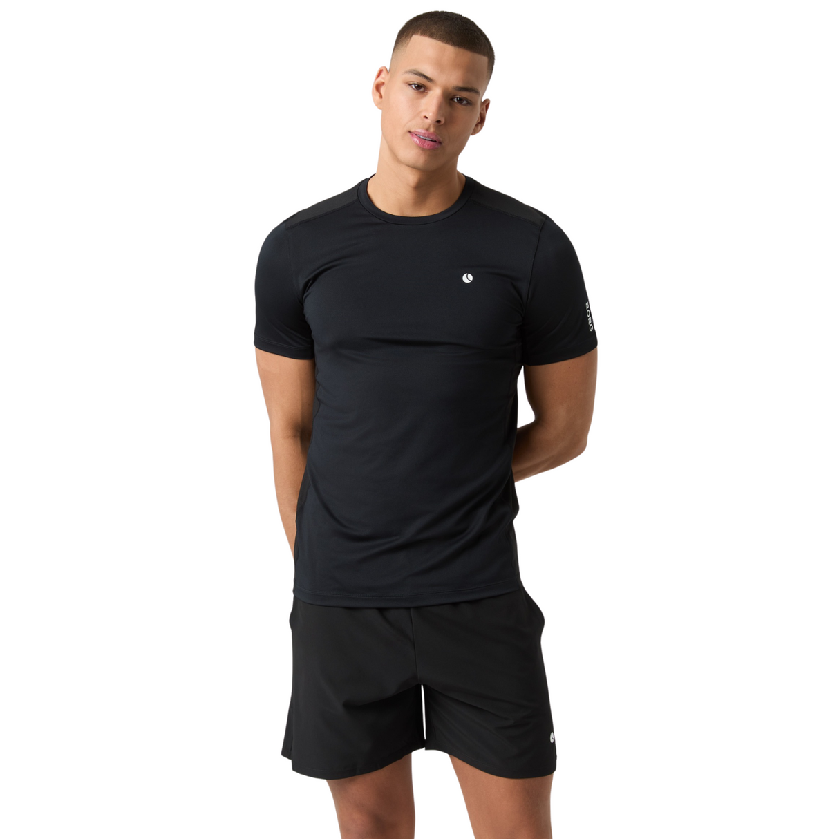 Björn Borg Ace Mesh Panel T-Shirt Black