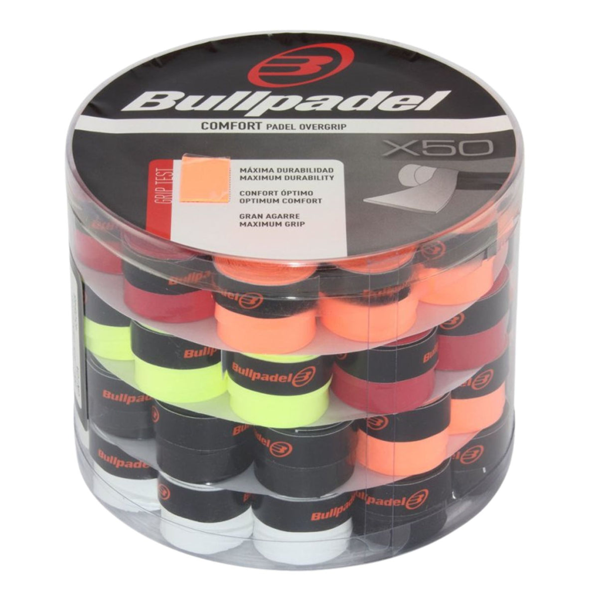 Bullpadel Overgrips Verschiedene Farben 50 Stück