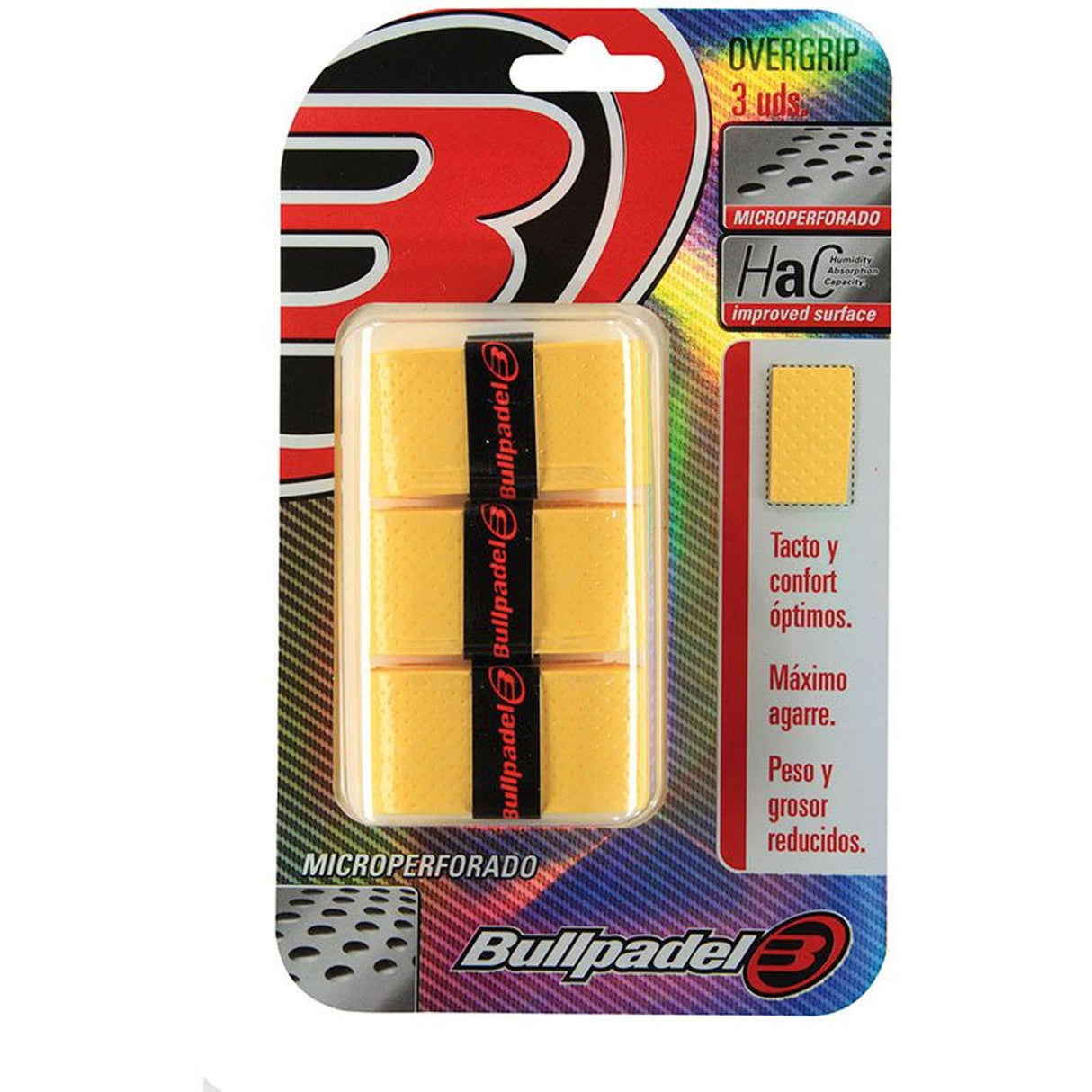 Bullpadel Overgrips Yellow 3 pieces