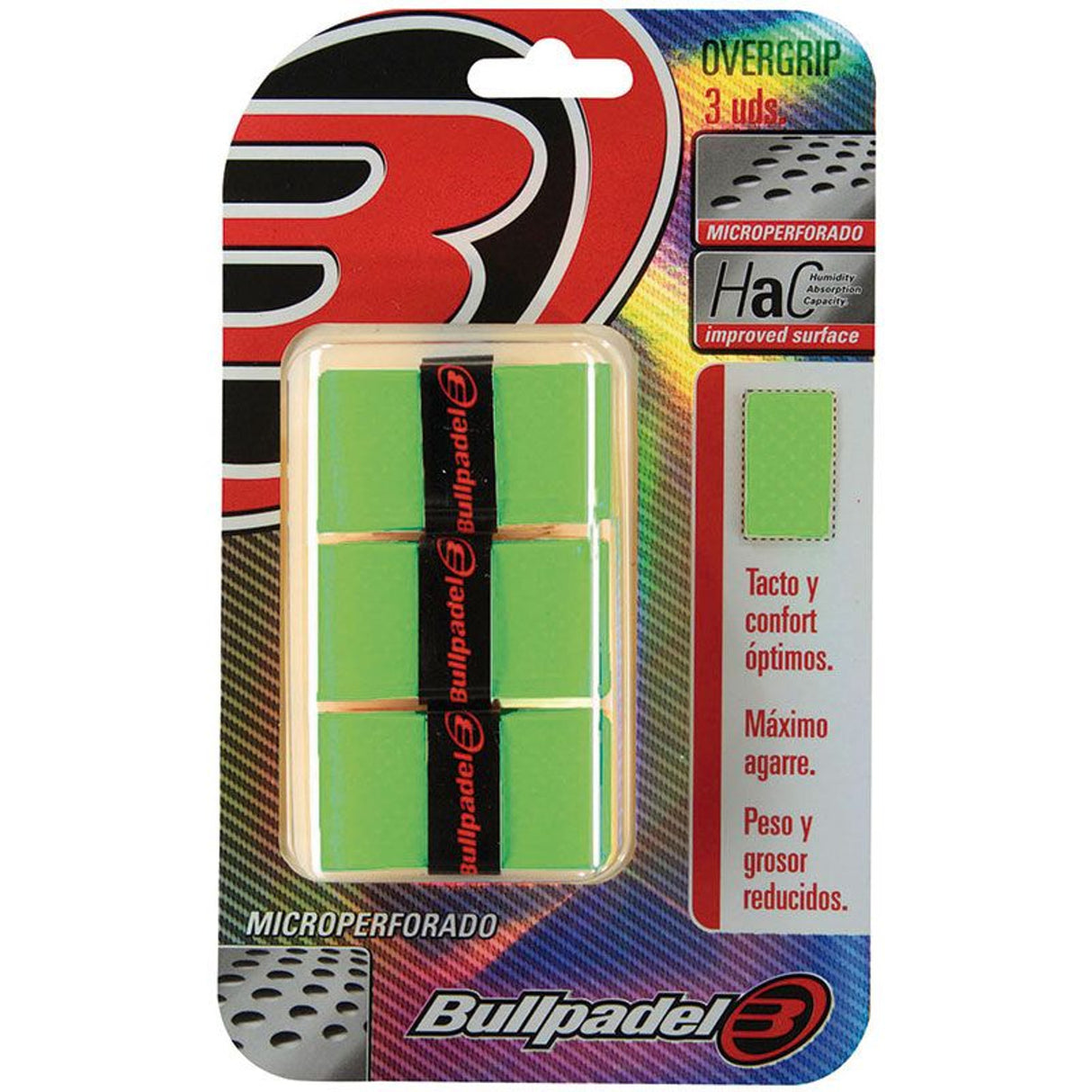 Bullpadel Overgrips Green 3 pieces