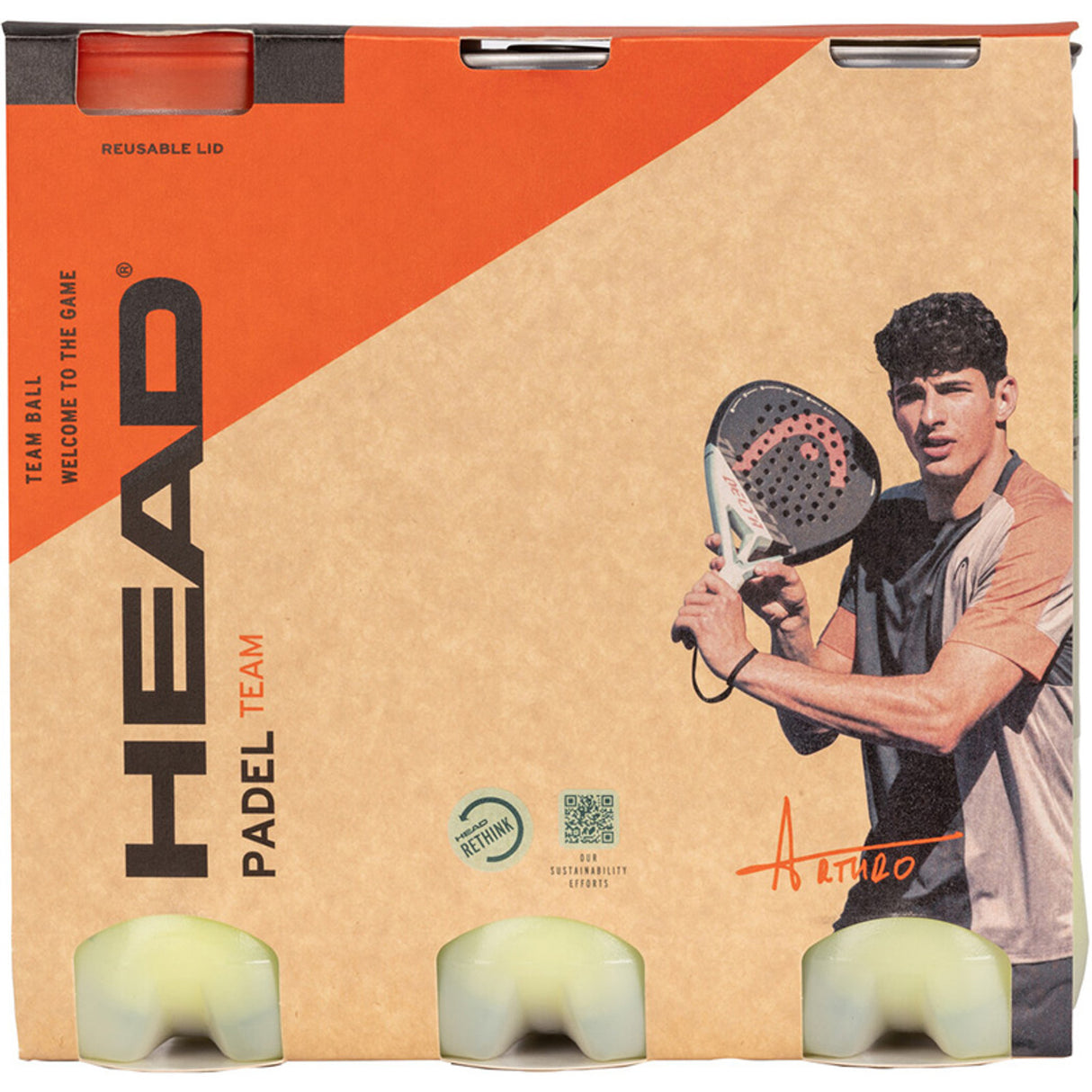Head Padel Team Balls (3x3 st.)
