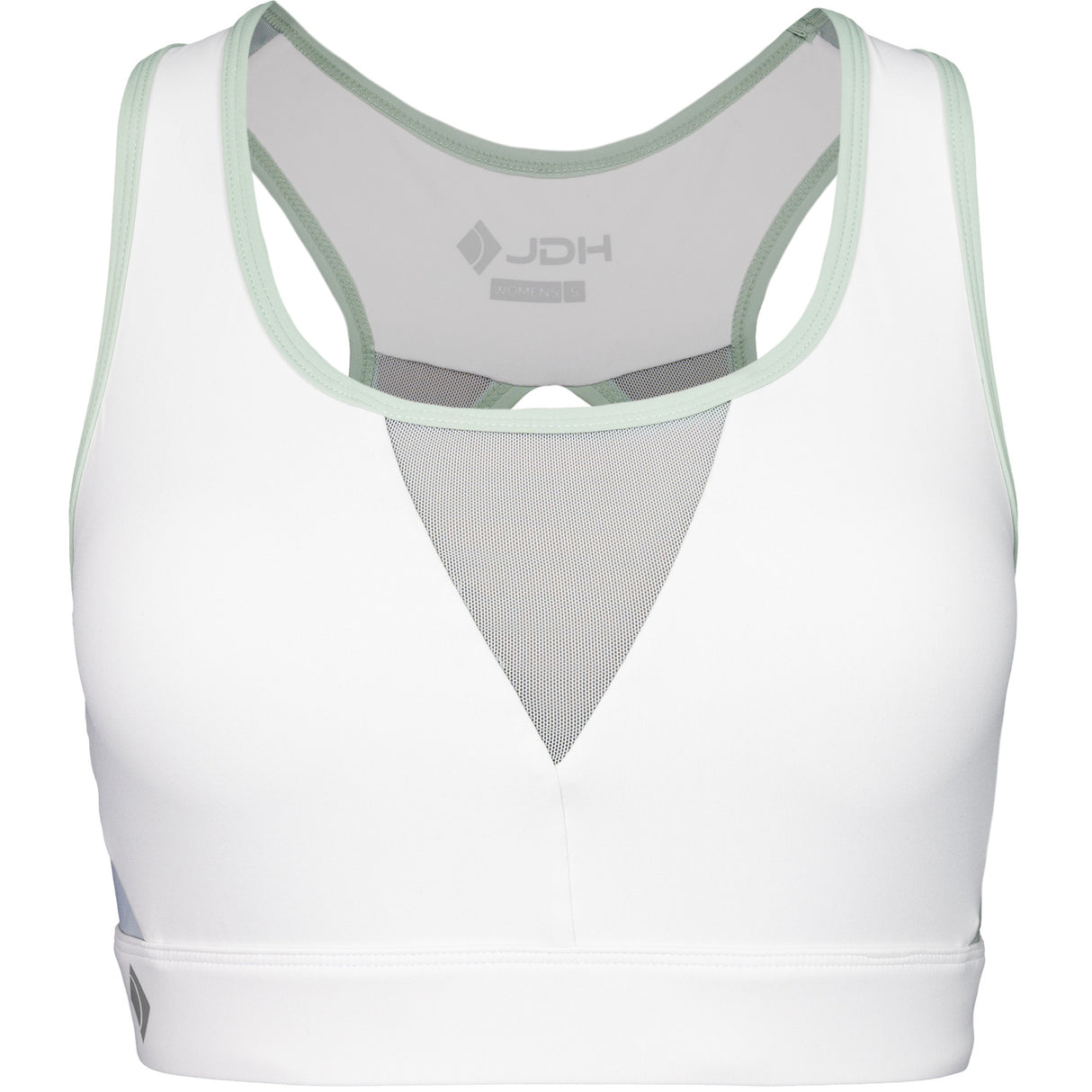 JDH Sports Bra White