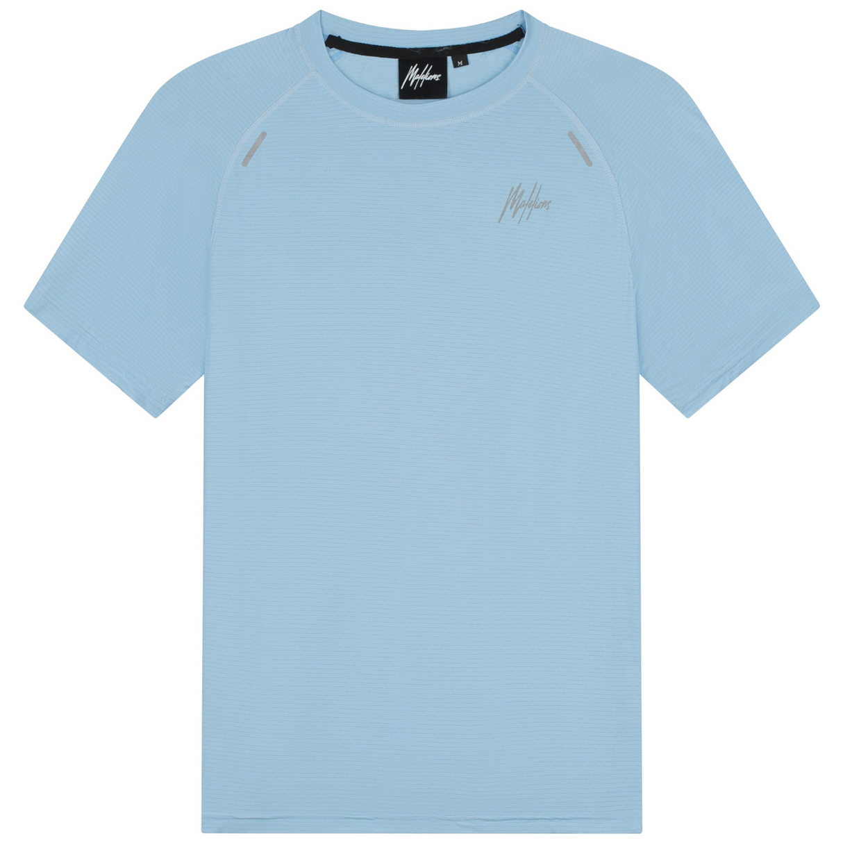 Malelions Padel Vortex T-Shirt Light Blue