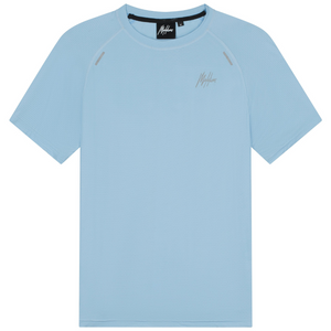 Malelions Padel Vortex T-Shirt Light Blue