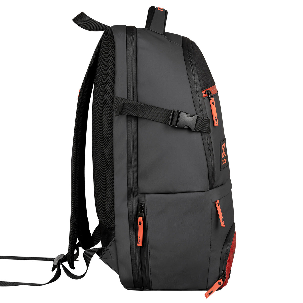 Nox Rucksack Luxury Open Series Schwarz/Rot
