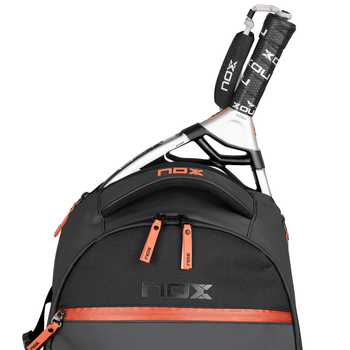 Nox Rucksack Luxury Open Series Schwarz/Rot