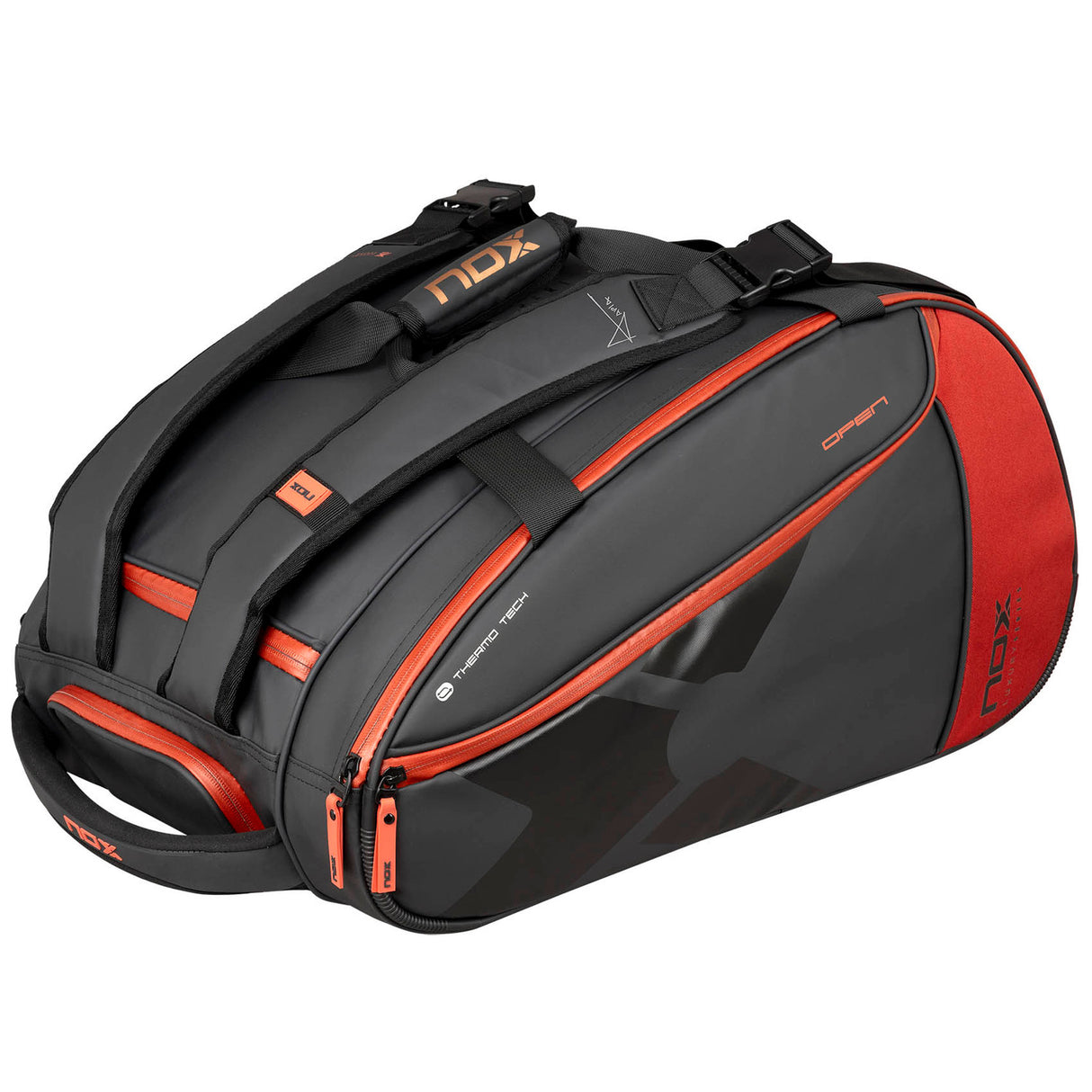 Nox Schlägertasche Luxury Open Series Schwarz/Rot