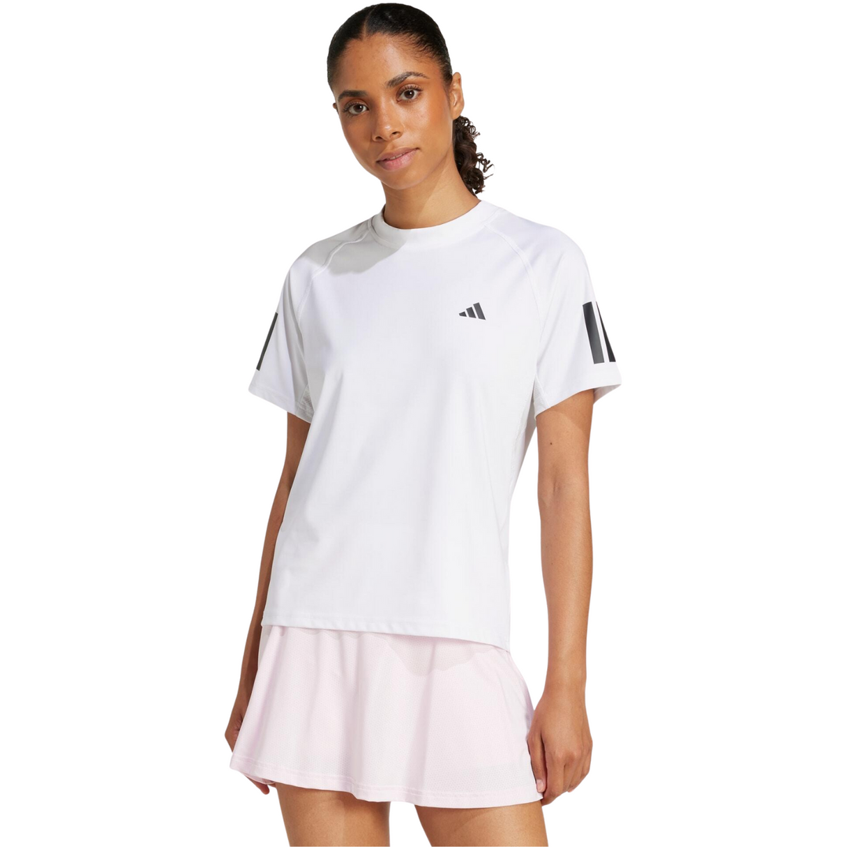 Adidas Club 3-Stripes T-Shirt W White