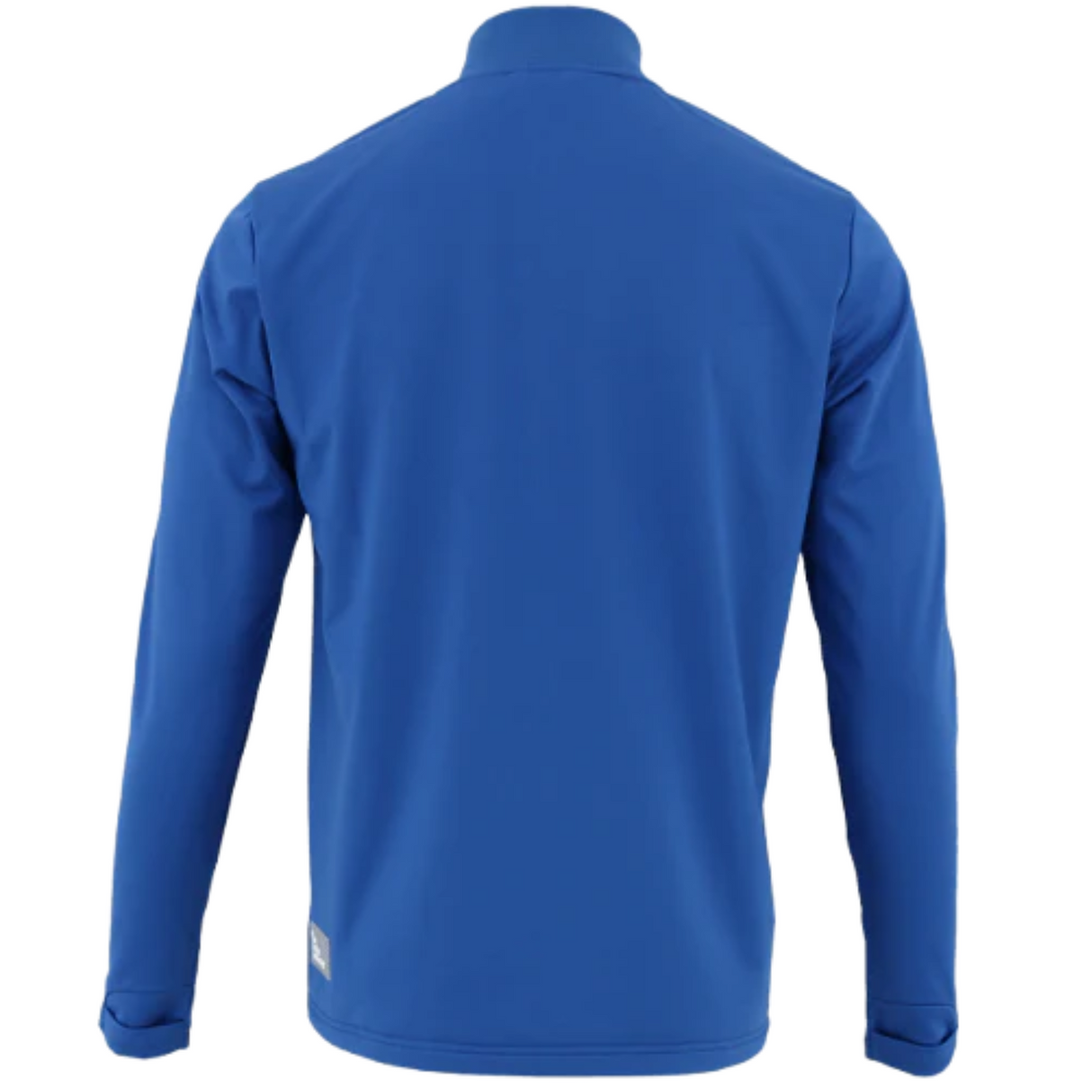 The Indian Maharadja Baroda Chevron Half Zip Sweater Cobalt