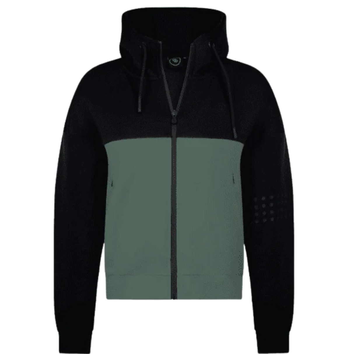 By VP Zip Jacket Women Black/Green