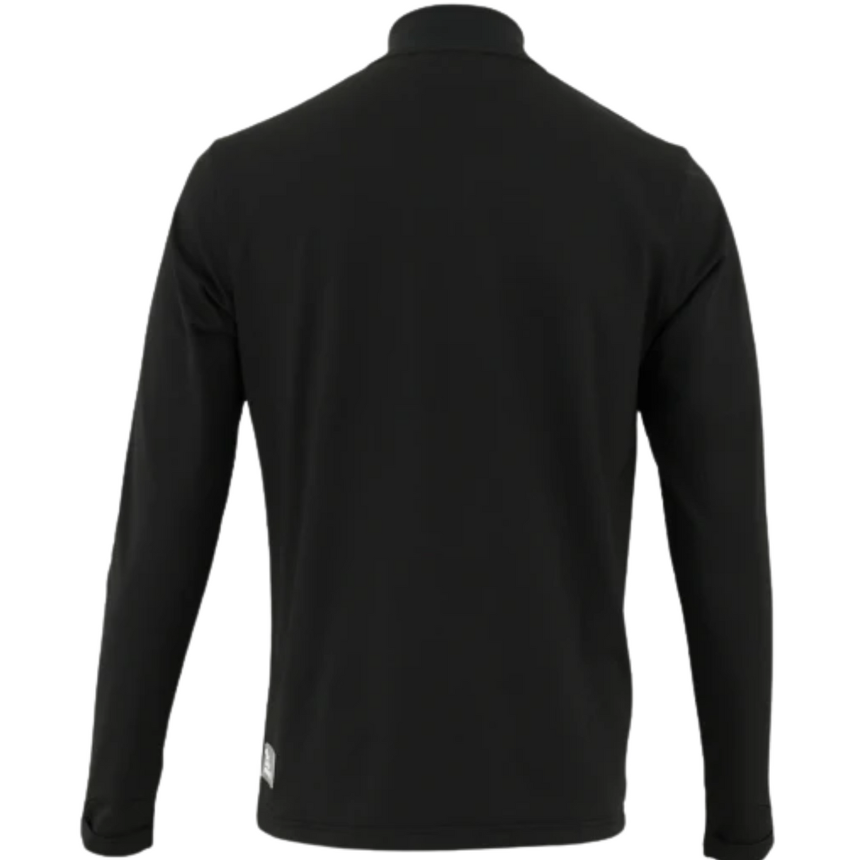 The Indian Maharadja Baroda Chevron Half Zip Sweater Black