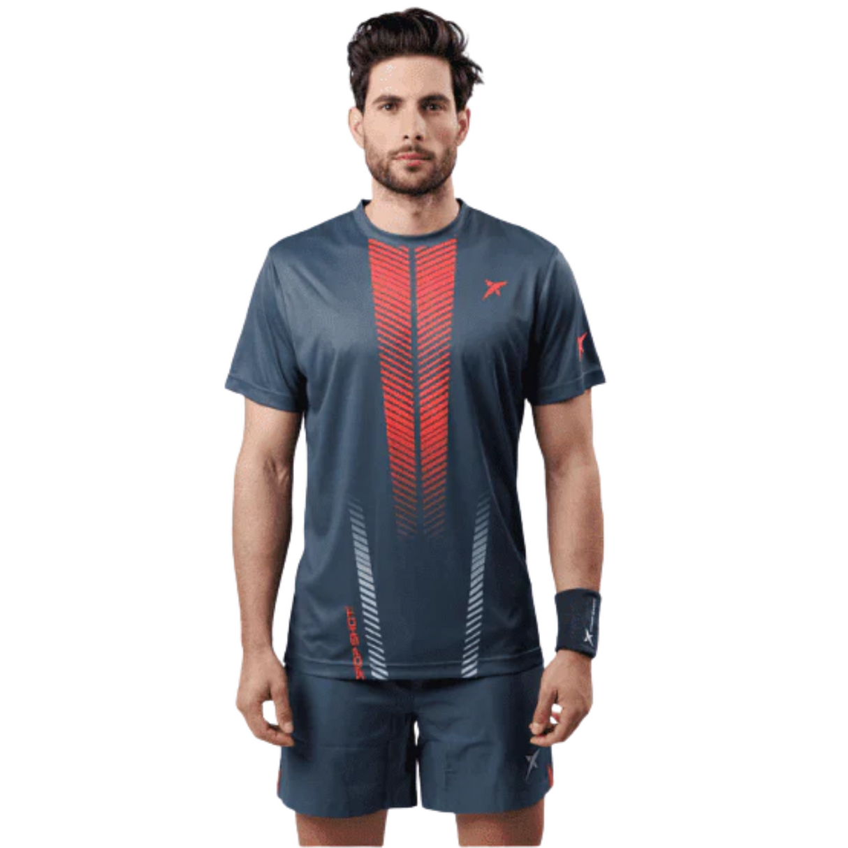 Drop Shot Shirt Grey/Red
