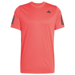 Adidas Club 3-Stripes T-Shirt Red