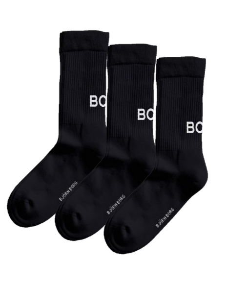 Björn Borg Core Crew Polyamide Sock Black 3 Pack