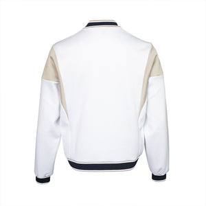 The Indian Maharadja Pique Bomber Jacket White