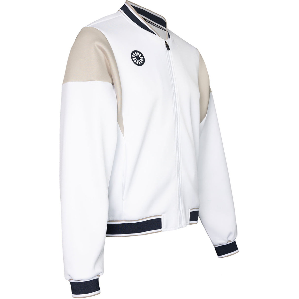 The Indian Maharadja Pique Bomber Jacket White