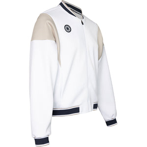 The Indian Maharadja Pique Bomber Jacket White