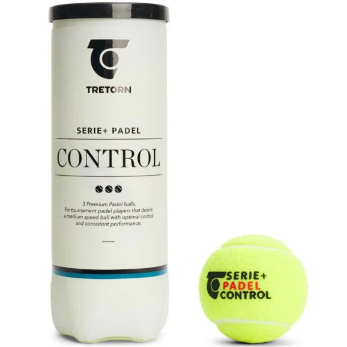 Tretorn Series + Control Padel Balls (3 Pieces)
