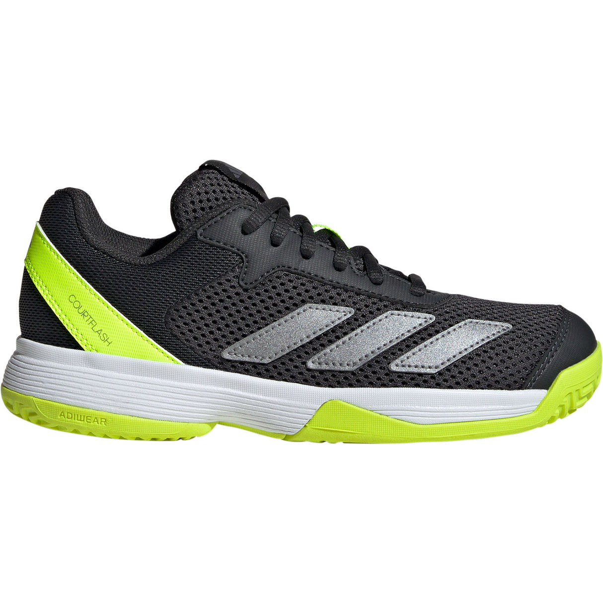 Adidas Courtflash K Dark Grey/Lime
