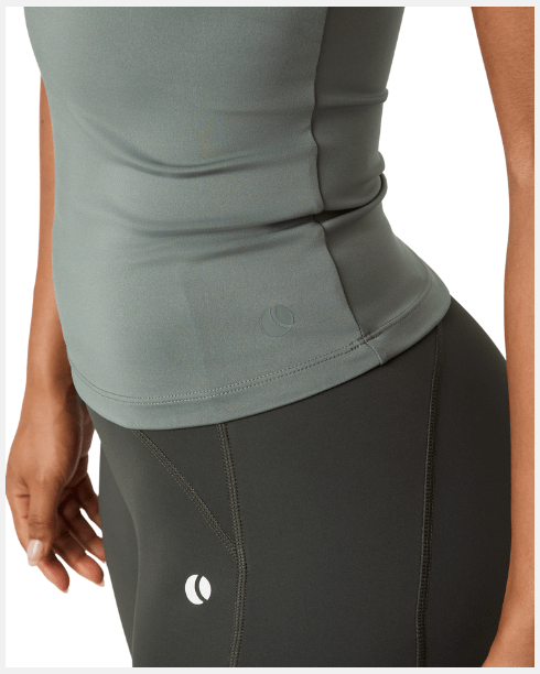 Björn Borg Ace Deep V Neck Tank Top Green - 