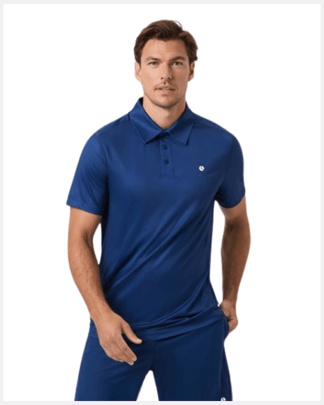 Björn Borg Ace Mesh Panel Polo Dark Blue - 