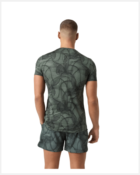 Björn Borg Ace Printed T-Shirt Green - 