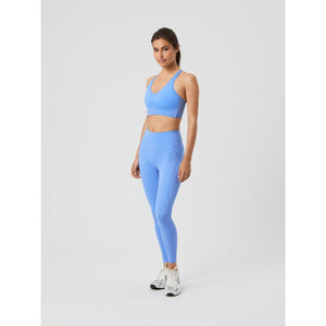 Björn Borg Mid V Support Sports Bra Blue - 