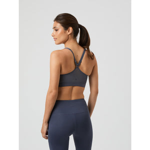 Björn Borg Mid V Support Sports Bra Odyssey Gray - 